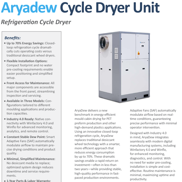 AryaDew Tech Spec