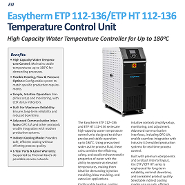 Easytherm ETP 112-136 | ETP HT 112-136 Specifications