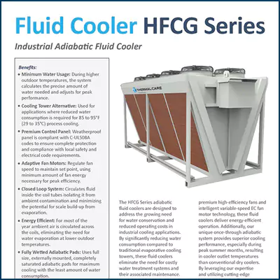 HFCG adiabatic fluid coolers