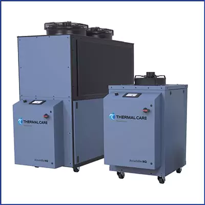 NQV portable chiller 5 to 30 ton with variable speed compressor