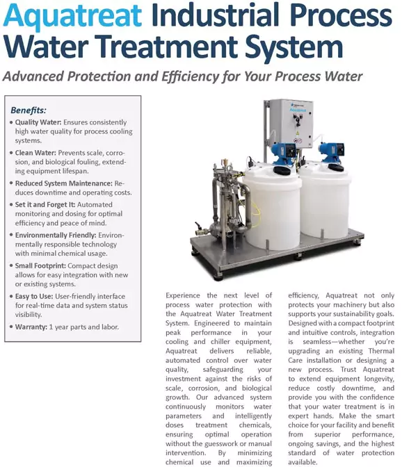 Aquatreat Industrial Process Water Treatment System