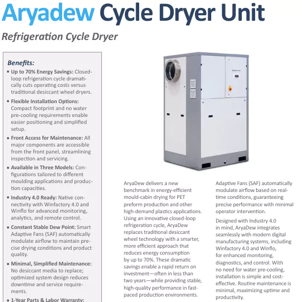 AryaDew Tech Spec