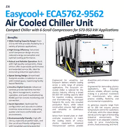 Easycool+ ECA5762-ECA9562 Specifications