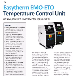 Easytherm EMO-ETO Temperature Control Unit Specifications