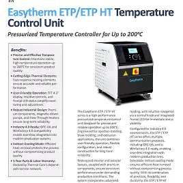 Easytherm ETP/ETP HT Specifications