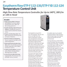 Easytherm Flow ETP-F 112-136/ETP-F ID 112-124 Specifications